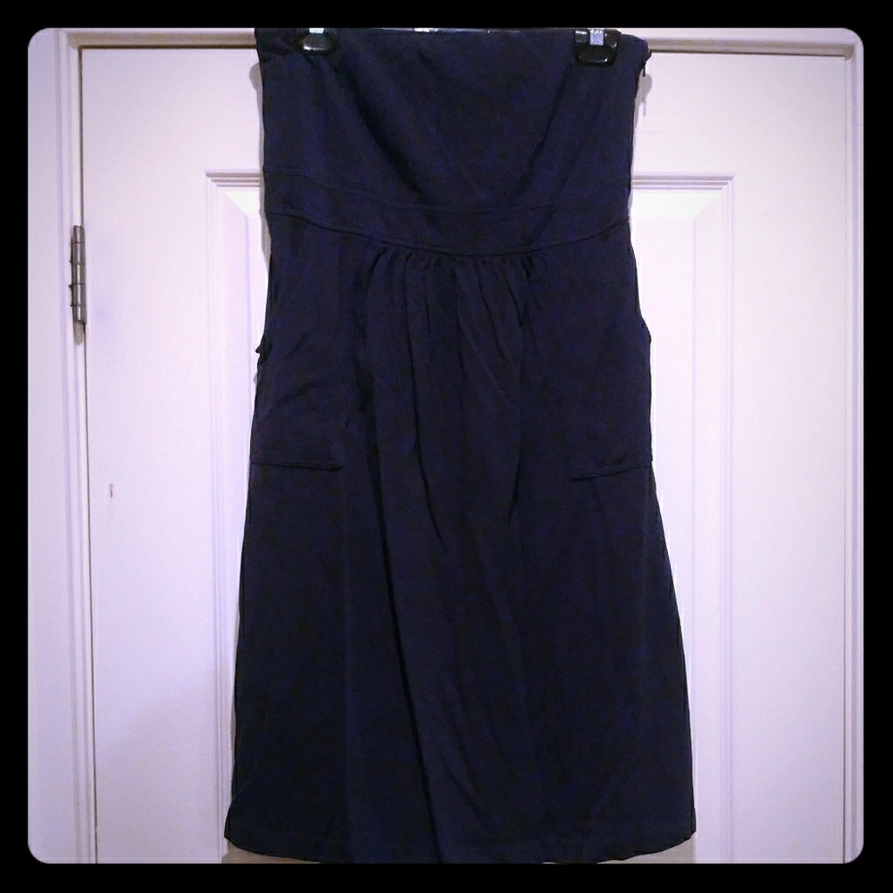 Stunning J.Crew Summer Navy Strapless Dress! 12